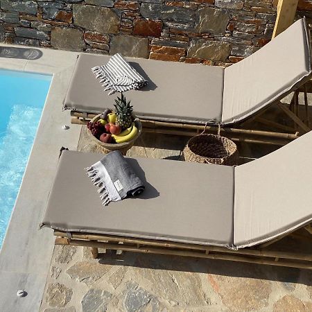 Villa Ypsilon Naxos - Luxury Holiday House With Amazing Sea View & Private Pool Agia Anna  Dış mekan fotoğraf