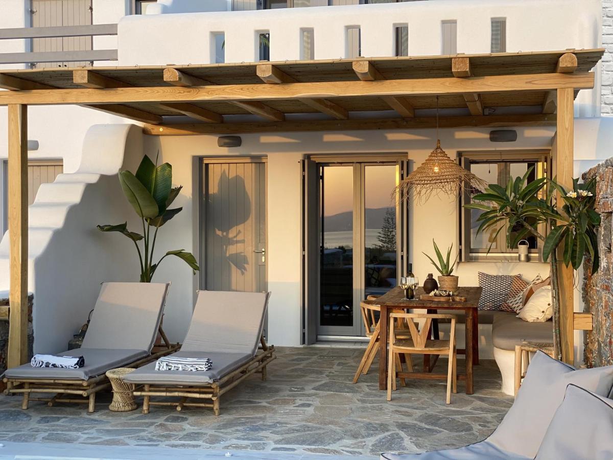 Villa Ypsilon Naxos - Luxury Holiday House With Amazing Sea View & Private Pool Agia Anna  Dış mekan fotoğraf